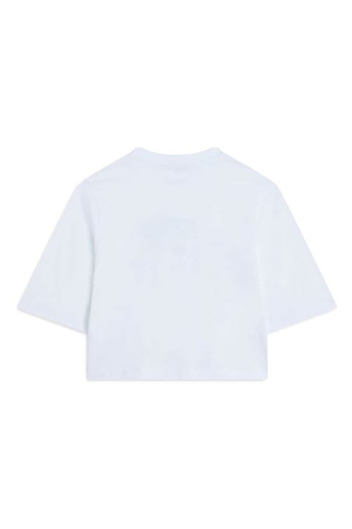 T-SHIRT CROPPED IN JERSEY BAMBINA MSGM Kids | F4MSJGTH210001